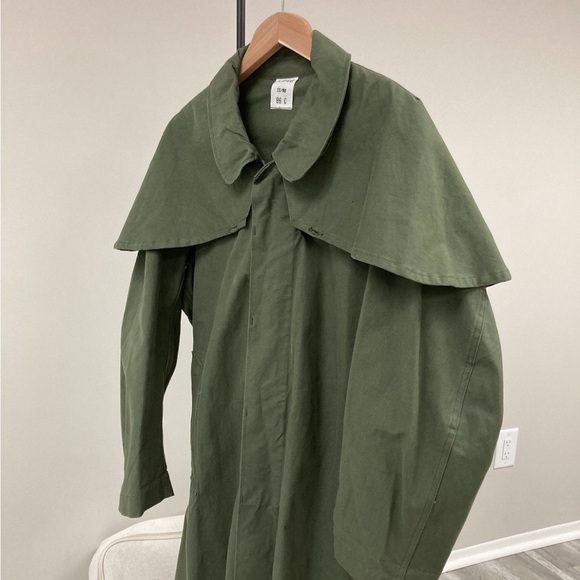 Vintage French military trench coat - Picture 3 of 5